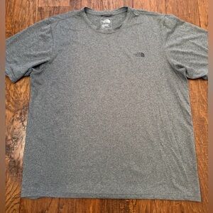 The North Face Mens Gray Short Sleeve Crew Neck T Shirt Size Large
